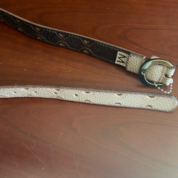 Lucky brand belt size M womens color gold brown metallic - Picture 4 of 7